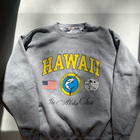 Brandy Melville Tops - John Galt Brandy Melville Hawaii Aloha State One Size Sweatshirt